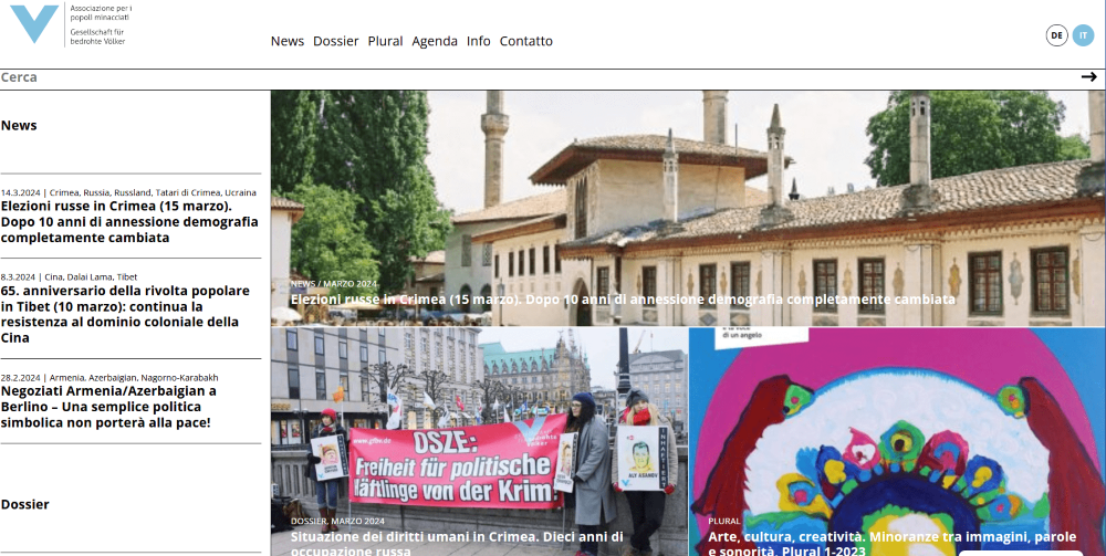 Sito Associazione per i Popoli Minacciati Sito Associazione per i Popoli Minacciati